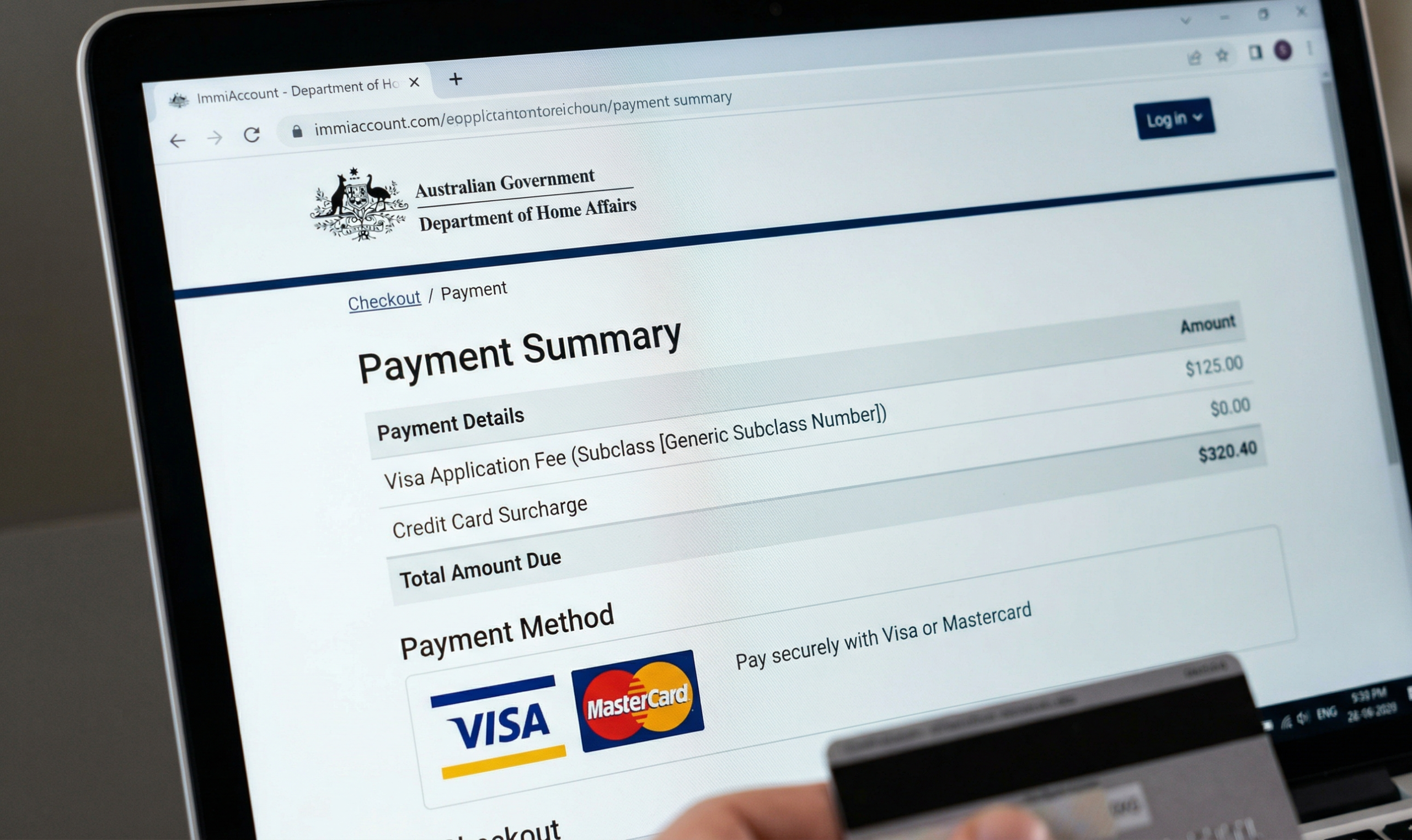 Australian Visa Fees 2026